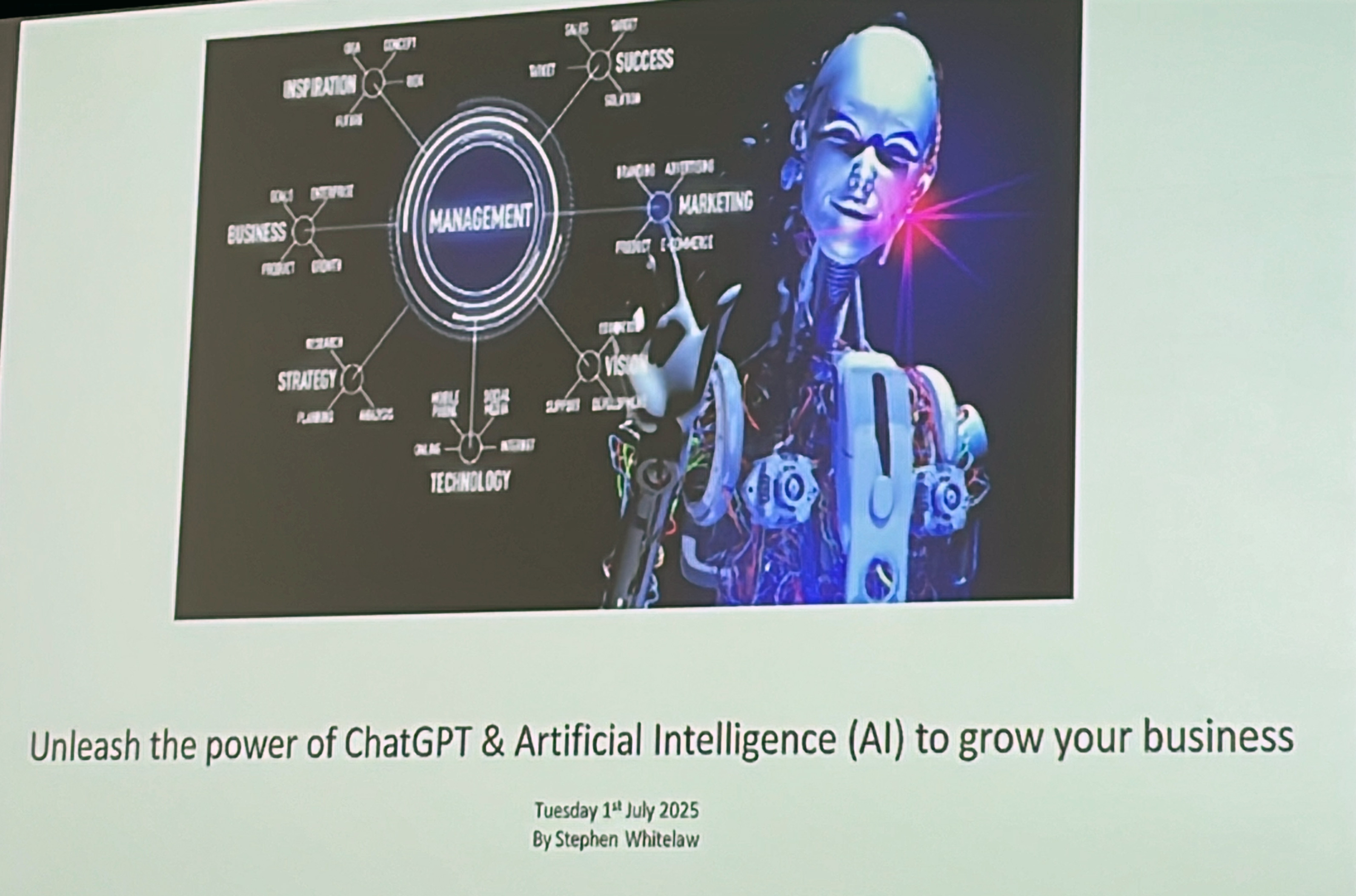 Generative AI Presentation Screen