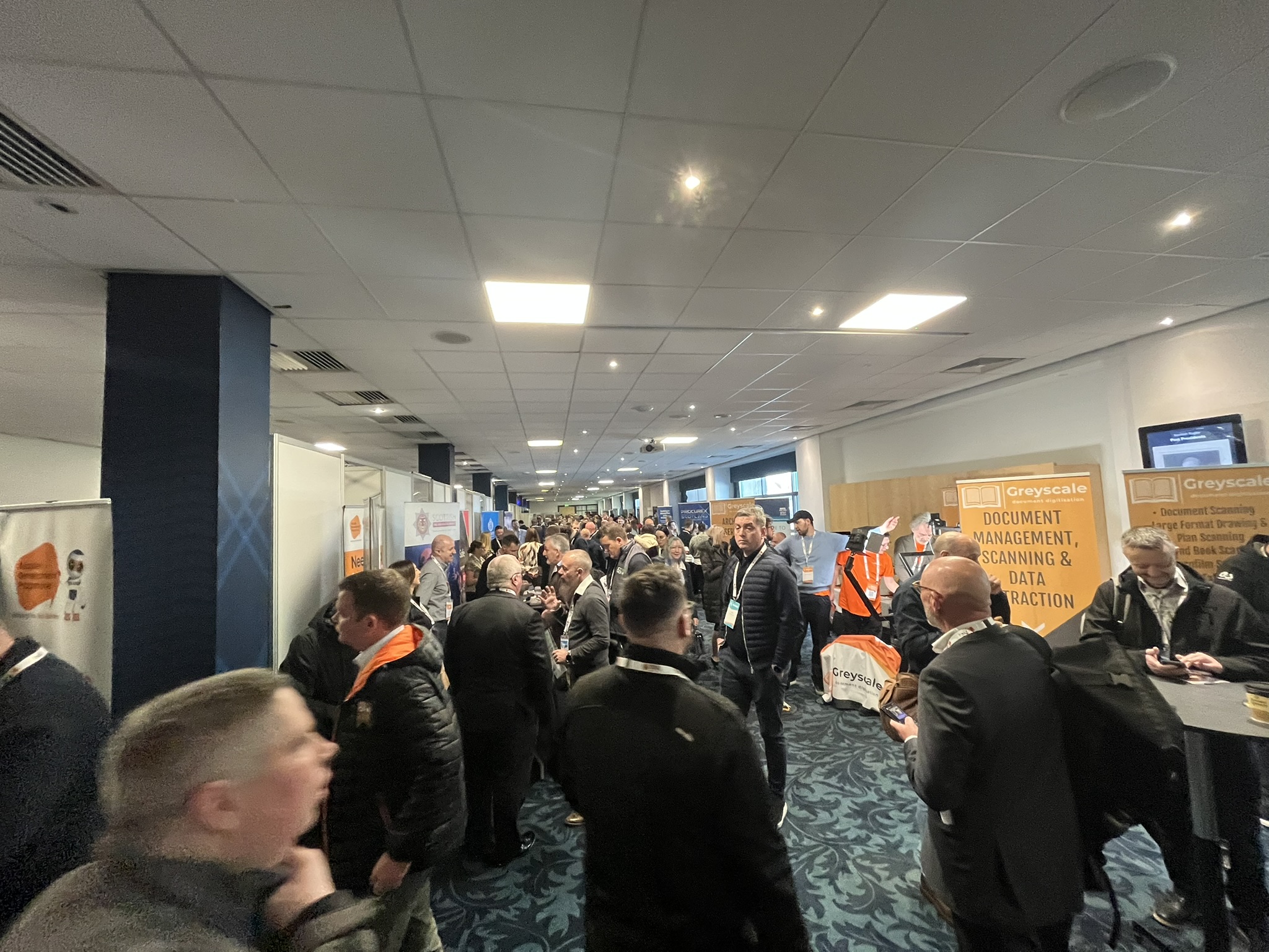 Crowds at the Meet the Buyer Event