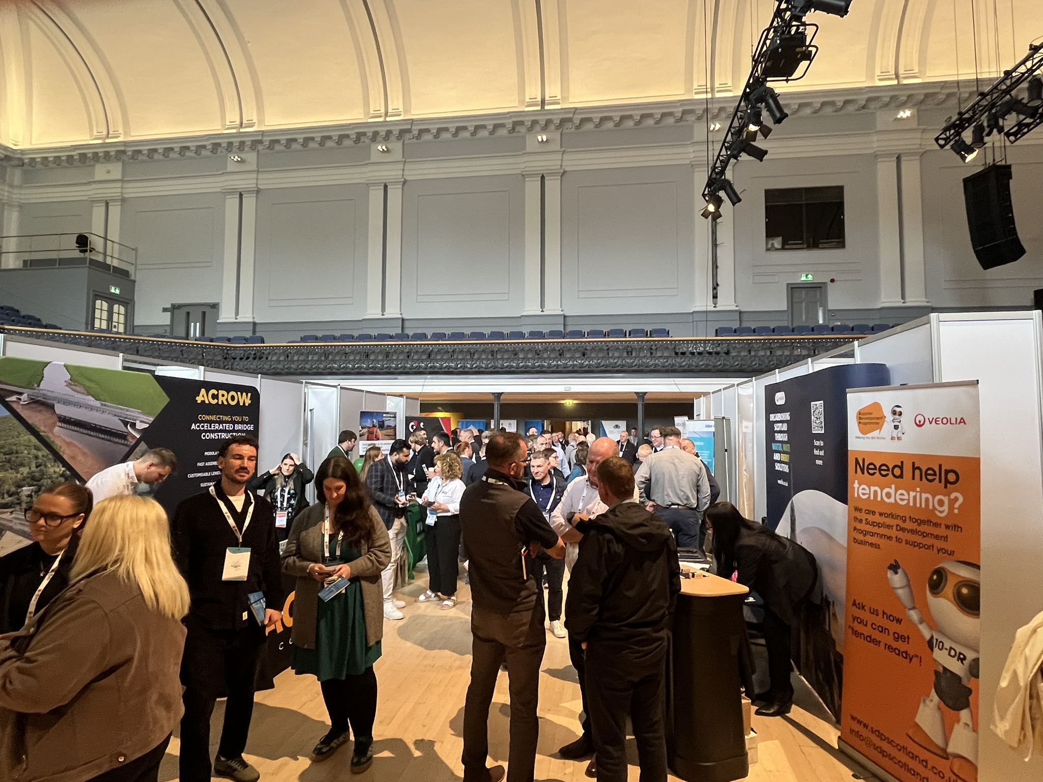 Crowds at Meet the Buyer North 2025 in the Music Hall